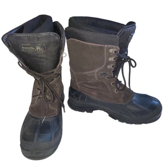 Kamik Nation Plus Thinsulate Waterproof Winter Boots - Men's‎ Size 13 - Picture 1 of 12